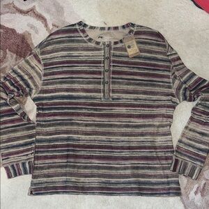 NEW Inspired by Wild Palms Waffle Knit Pullover